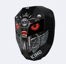 Load image into Gallery viewer, Iron Man Crown LED Display Smart Backpack – Ultimate Rider Visibility & Style