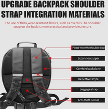 Load image into Gallery viewer, Iron Man Crown LED Display Smart Backpack – Ultimate Rider Visibility & Style