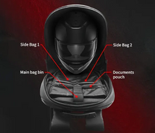 Load image into Gallery viewer, Iron Man Crown LED Display Smart Backpack – Ultimate Rider Visibility & Style