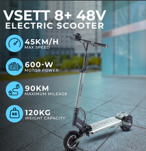 Load image into Gallery viewer, VSETT 8+ Dual Motor Electric Scooter 48V 16Ah - E-Scooter UAE Hub