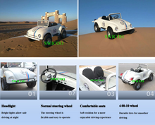 Load image into Gallery viewer, Mini Beetle 150CC Petrol Power with 2 Seat Mini Cart For kids Teens Age 8+