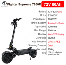 Load image into Gallery viewer, TEVERUN Fighter Supreme 7260R Electric scooter 2025 Latest - E-Scooter UAE Hub