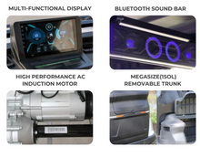 Load image into Gallery viewer, MTM Breeze Luxury - Lifted Electric Golf Cart 04 ,06 seater