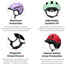 Load image into Gallery viewer, Woom Ready Kids Bicycle Helmet Age 1-14 Years