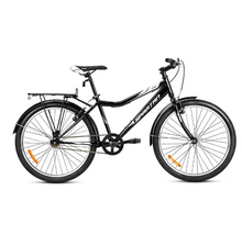 Load image into Gallery viewer, Spartan Metro Bike 26 Inches, Lightweight Frame Single-Speed, 12 Years+, Black and White