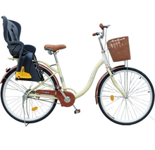 Load image into Gallery viewer, City Bike With Rear child Carrier Seat
