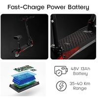 Load image into Gallery viewer, L12 Electric Scooter 48V 13Ah 600W With Fast Charging