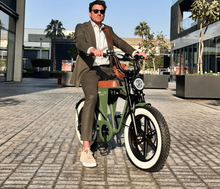 Load image into Gallery viewer, Adam Retro Fat Electric Bike 48V 14.5Ah 500W