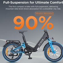 Load image into Gallery viewer, Engwe L20 3.0 Boost 250W 48V Electric City Folding Bike- 7 Speed Gears Fat Tyre Aluminum Frame for Women