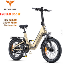 Load image into Gallery viewer, Engwe L20 3.0 Boost 250W 48V Electric City Folding Bike- 7 Speed Gears Fat Tyre Aluminum Frame for Women