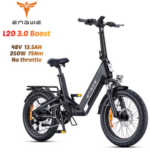 Load image into Gallery viewer, Engwe L20 3.0 Boost 250W 48V Electric City Folding Bike- 7 Speed Gears Fat Tyre Aluminum Frame for Women