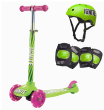 Load image into Gallery viewer, Mondo Ignite Glide Childrens KickScooter 3Wheel Combo Pack - E-Scooter UAE Hub