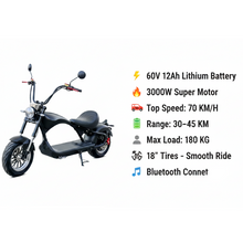 Load image into Gallery viewer, New Harley Electric Scooter 60V 12Ah 3000W - 2026 NEW Design
