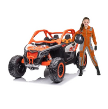 Load image into Gallery viewer, Maverick Kids UTV Electric Off Road Ride-on Jeep, 2-Seater ,Remote control , Removable Battery LED Lights, Adjustable Seats, 3-8 Years