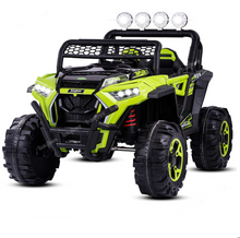 Load image into Gallery viewer, Off road Rover Battery Operated Ride on car Jeep for Kids Baby with R/C ,Boys Girls Toys Age 2 to 8 Years (Green)