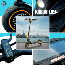 Load image into Gallery viewer, Kugoo LX9+ Electric Scooter 650w Dual motor Power 48V 18.2Ah 75kmh speed 100km Long Range - E-Scooter UAE Hub
