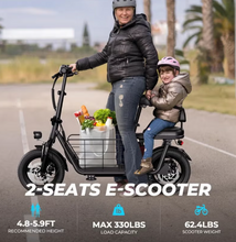 Load image into Gallery viewer, Windhorse C3 Electric Scooter 500W 10Ah
