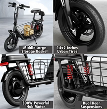 Load image into Gallery viewer, Windhorse C3 Electric Scooter 500W 10Ah