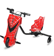 Load image into Gallery viewer, Kids 360 drift electric scooter With Colorful lights sound fun 03 speed modes 36V 3.4Ah