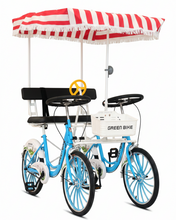 Load image into Gallery viewer, Quadricycle 2-Seater Canopy Bike for Leisure & events, rental with 4 Tyres