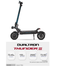 Load image into Gallery viewer, Dualtron Thunder III 72V 40Ah Electric Scooter 2500W Dual Motor From Minimotors USA- 2026 New Released Model
