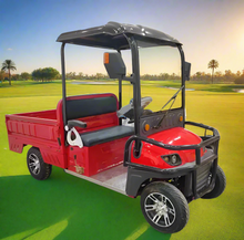 Load image into Gallery viewer, Electric Golf Cart 02 Seater with Long Cargo Utility Box