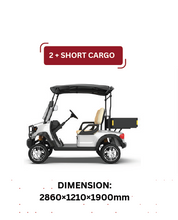 Load image into Gallery viewer, Eco Luxury Golf Cart with 02 seat Short Cargo