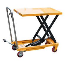 Load image into Gallery viewer, Forklift Manual Hydraulic Lifting 330lbs -Platform Truck Pedal Trolley