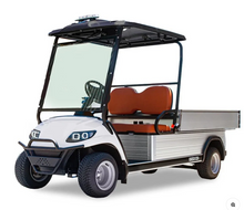 Load image into Gallery viewer, LVT Electric Utility Golf Cart – 2-Seater with Long Cargo Box