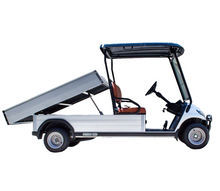 Load image into Gallery viewer, LVT Electric Utility Golf Cart – 2-Seater with Long Cargo Box