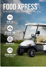 Load image into Gallery viewer, Food Box Electric Golf Cart 2-Seater Buggy