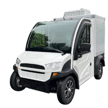 Load image into Gallery viewer, Electric Mini Freezer Cart with 2-Seat 600kg Payload