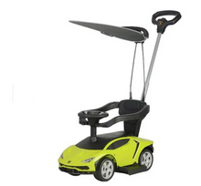 Load image into Gallery viewer, Lamborghini Handle With Canopy Push Car for kids 18 Months -5 Years