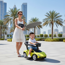 Load image into Gallery viewer, Lamborghini Handle With Canopy Push Car for kids 18 Months -5 Years
