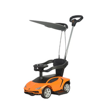 Load image into Gallery viewer, Lamborghini Handle With Canopy Push Car for kids 18 Months -5 Years