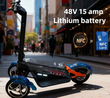 Load image into Gallery viewer, New Triwheel Adult Foldable electric Mobility Scooter 2000W 48V 15A Removable Lithium Battery