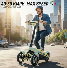 Load image into Gallery viewer, New Triwheel Adult Foldable electric Mobility Scooter 2000W 48V 15A Removable Lithium Battery