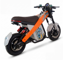 Load image into Gallery viewer, Mini little boy's electric motorcycle 1500W 72V 20Ah Age 12+