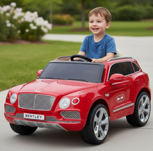 Load image into Gallery viewer, Bentley Kids Ride-On Car 12V – Red Age 3-8 Years