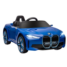 Load image into Gallery viewer, BMW - I4 Kids Ride on Car - Blue 12V -Age 2-6 Years