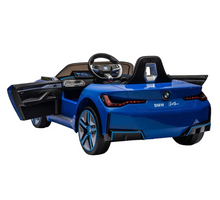 Load image into Gallery viewer, BMW - I4 Kids Ride on Car - Blue 12V -Age 2-6 Years