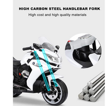 Load image into Gallery viewer, kids Ride On Motorbike Double Drive with Glowing Wheels 1200-GS Red Age 3-7 Years