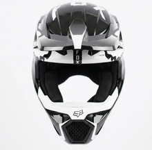 Load image into Gallery viewer, FOX Racing V1 Supreme Motocross Off Road Dirt Bike Motorcycle Helmet Black & White