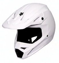 Load image into Gallery viewer, Fox V1 Solid Helmet Matte White MX Helmet