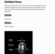Load image into Gallery viewer, MTB Electric Bike M520 29" With 48V 14Ah LG Battery 500W