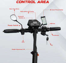 Load image into Gallery viewer, M5 Pro Electric Scooter 48V 18Ah 1500W with Rear Luggage box - E-Scooter UAE Hub