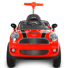 Load image into Gallery viewer, Rollplay MINI Cooper Push Car – Red, pink