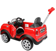 Load image into Gallery viewer, Rollplay MINI Cooper Push Car – Red, pink