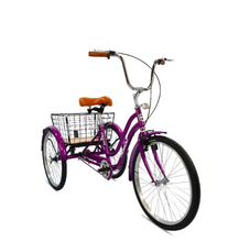 Load image into Gallery viewer, Mogoo Hauler Adult Tricycle – 24 Inch Utility Cargo Trike