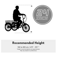 Load image into Gallery viewer, Mogoo Hauler Adult Tricycle – 24 Inch Utility Cargo Trike